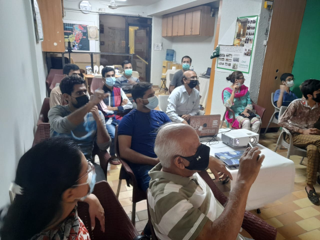 a view of audience