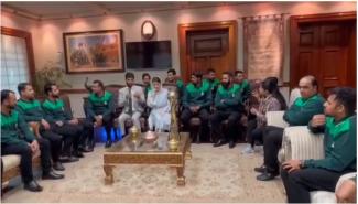 deaf  cricket team meeting the CM Punjab Ms. Miryam Nawaz Sharif