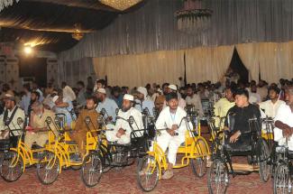 a group of persons with disabilities on wheel