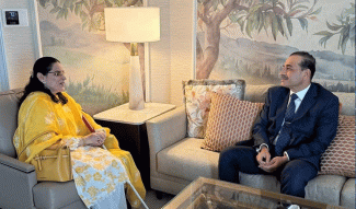 Field Marshal Asim Munir with Saima Saleem UN