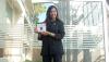 Hareem Mustafa with her book